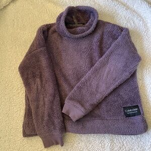 Calvin Klein Women's Purple Cowl Neck Sweater